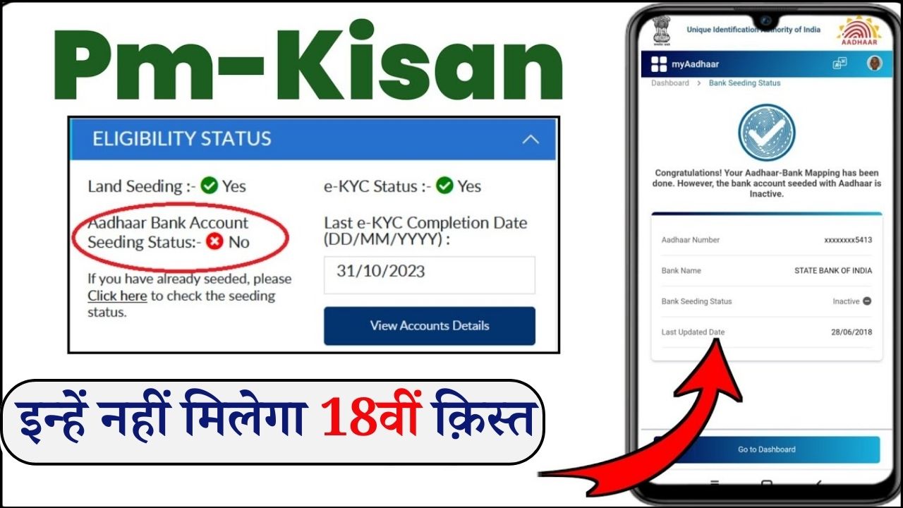 Pm Kisan Yojana 18th Instalment Received