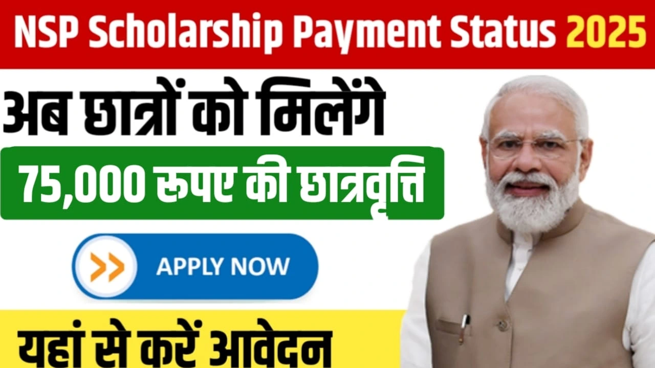 NSP Scholarship Payment Status 2025